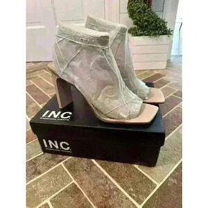 INC Clear‎ Vinyl Heels size 11 NWB